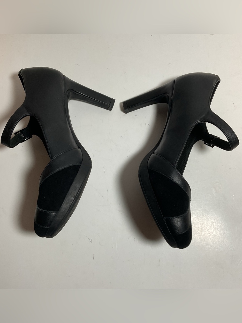 Clarks Ambyr Maryjane Heels Black Leather Pump - Picture 6 of 15